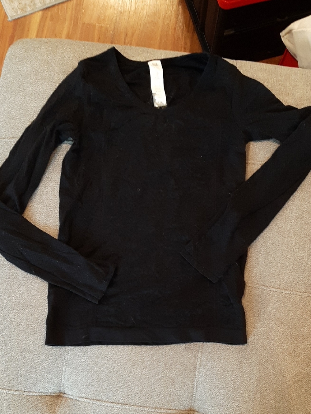 Fabletics Black Long Sleeve Top